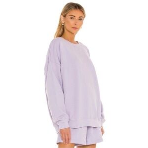 NWOT Revolve Sixthreeseven Lavender Oversized Crew pullover top size Medium